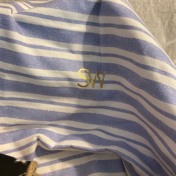 THE STUART WEITZMAN IIIEANA WEDGE BLACK WOVEN FABRIC size 5.5C - Picture 6 of 8